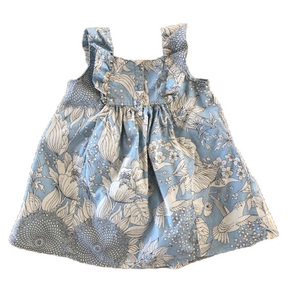 babyGAP Toddler Ruffle Hummingbird Dress Size 12-18M - Picture 2 of 4